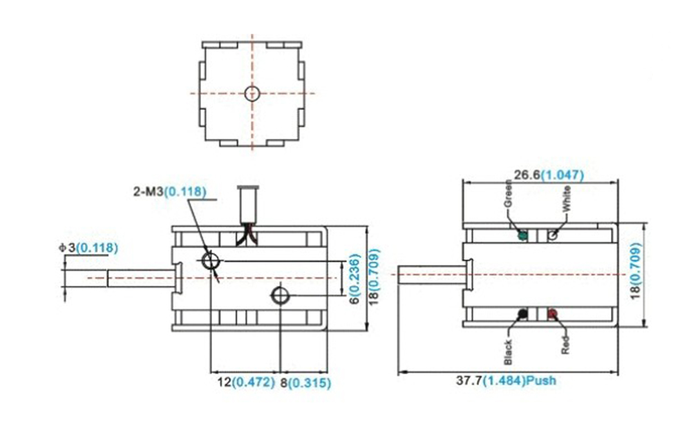 U1564推拉电磁铁