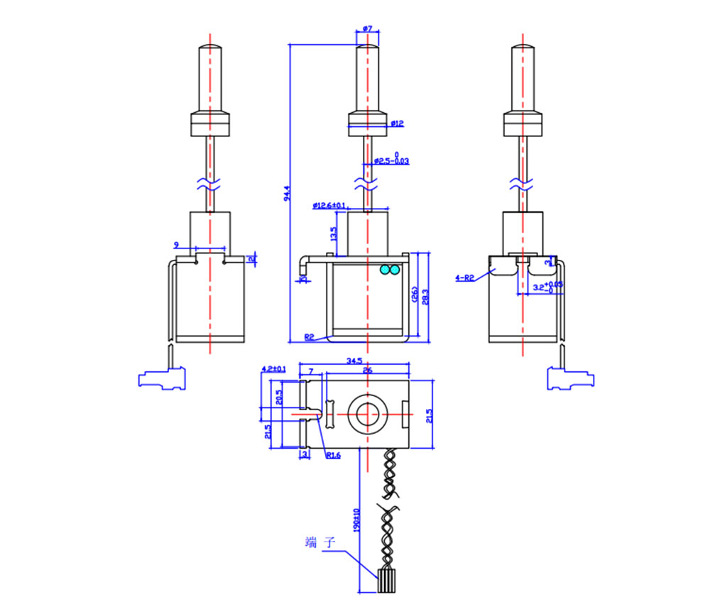 U1564推拉电磁铁